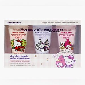 The Creme Shop x Hello Kitty Dry Skin Repair Hand Creme Trio- limited edition